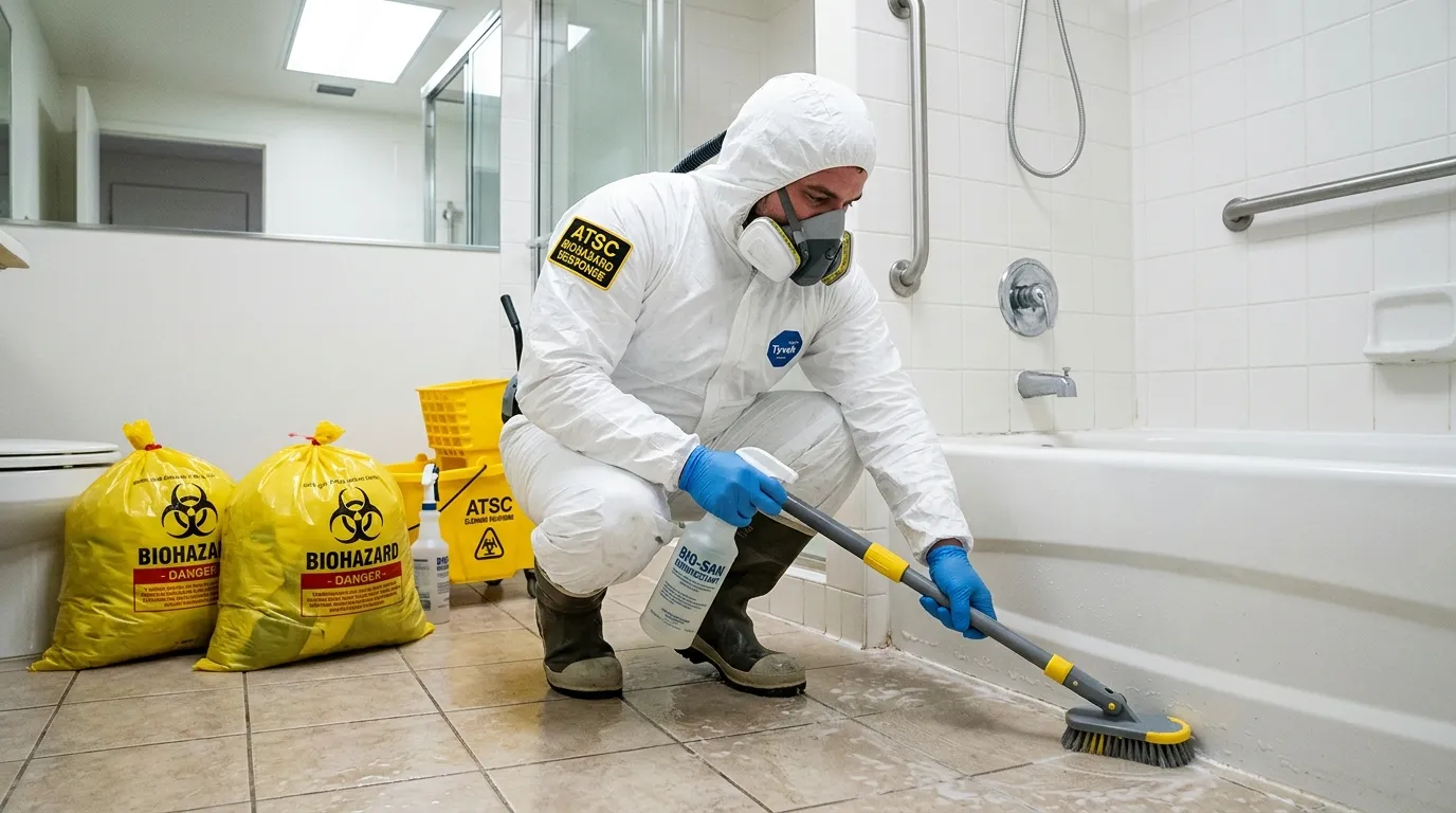 Decontamination equipment deployed for Blood Cleanup in Jersey City